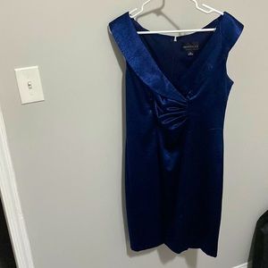 Navy holiday party dress!
